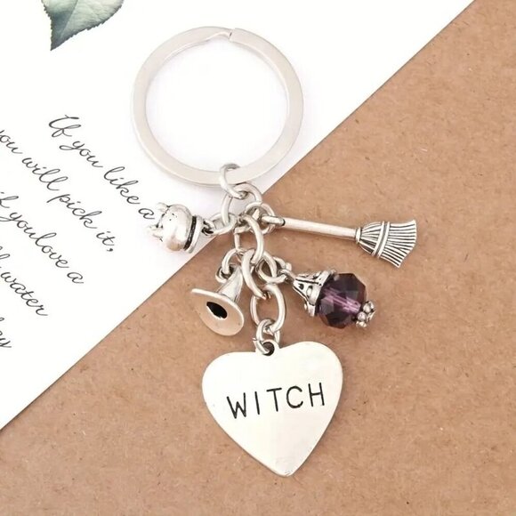 Mystical Witch Keychain & Bag Charm Embrace Your Inner Magic with Enchanting Wit - Picture 6 of 6